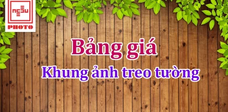 Ảnh giấy đóng khung kính treo tường, để bàn phải ép loại nào?