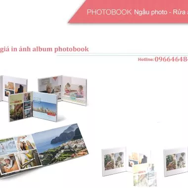 Bảng giá in ảnh album photobook năm 2023